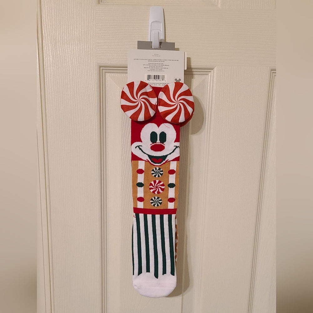 Disney Minnie Mouse Holiday Socks - Picture 2 of 4